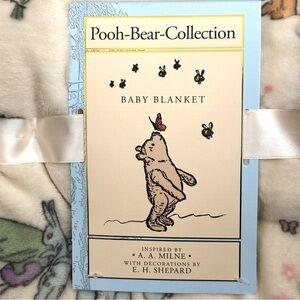 NEW Pooh-Bear-Collection BABY BLANKET SOFT 30in x 40in Winnie The Pooh Piglet